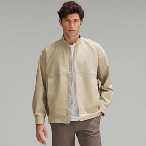 Lululemon Men’s Twill Full Zip Moto Jacket Compass Khaki XL NWT